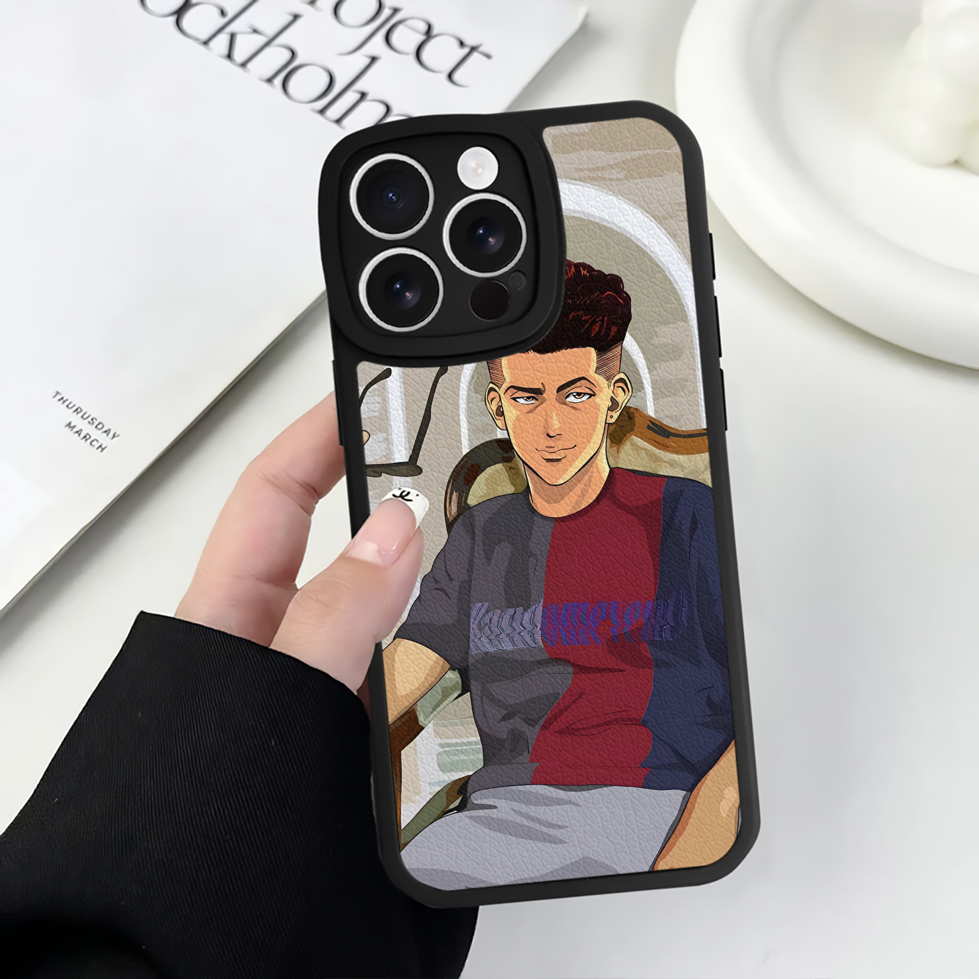 （画像用） SLAM DUNK／スラムダンク 【iPhone 16シリーズ対応】シリコンスマホケース（レザー調） 材質：シリコン